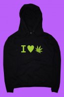 I Love Cannabis mikina dmsk