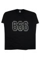 Satan 666 Black tri�ko