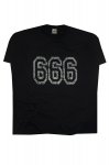 Satan 666 Black tri�ko