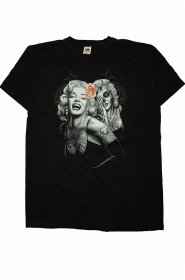 Marylin Monroe Mexican Skull triko