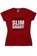 Eminem Slim Shady Red tričko dámské
