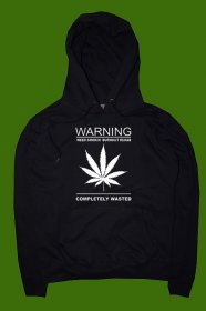 Marihuana Warning pnsk mikina