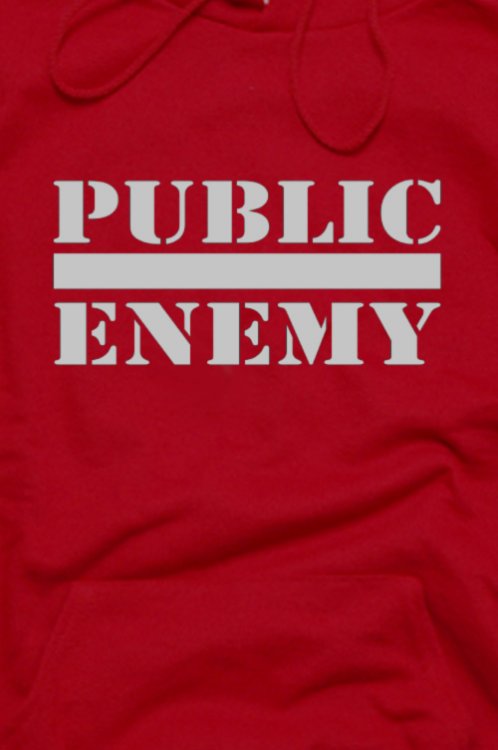Public Enemy Red mikina - Kliknutm na obrzek zavete