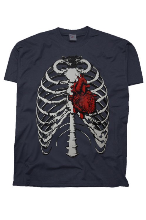 Skeleton Heart triko pnsk - Kliknutm na obrzek zavete