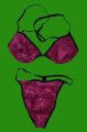 podprsenka + tanga Pink Glitter