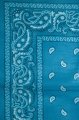 šátek Ornament Turquoise