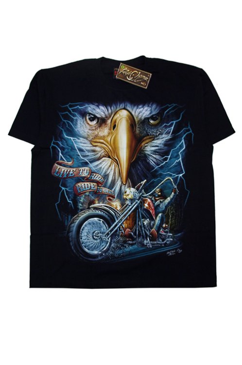 Live To Ride Harley Davidson triko - Kliknutm na obrzek zavete
