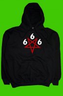 Pentagram Satan 666 pnsk mikina