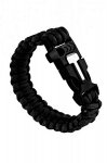 Paracord Survival Black nramek