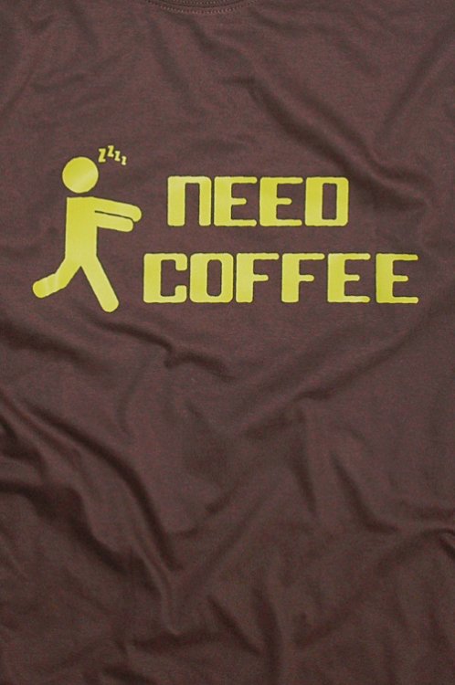Need Coffee triko - Kliknutm na obrzek zavete