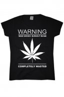 Marihuana Warning dmsk triko