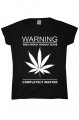 Marihuana Warning d�msk� tri�ko