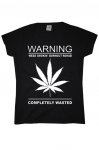 Marihuana Warning dmsk triko