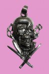 Psychobilly Skull p��v�sek