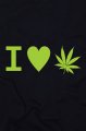 I Love Cannabis mikina dmsk