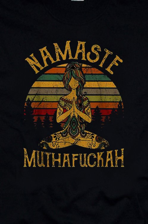 Yoga Namaste triko - Kliknutm na obrzek zavete