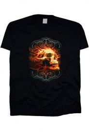 Flame Skull triko