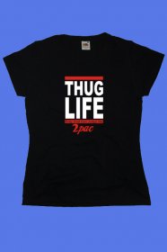 2 Pac Thug Life triko dmsk