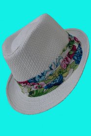 klobouk Hawaii White