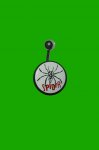 piercing do pupku Spider