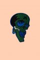 Green Skull nášivka Green Skull nášivka