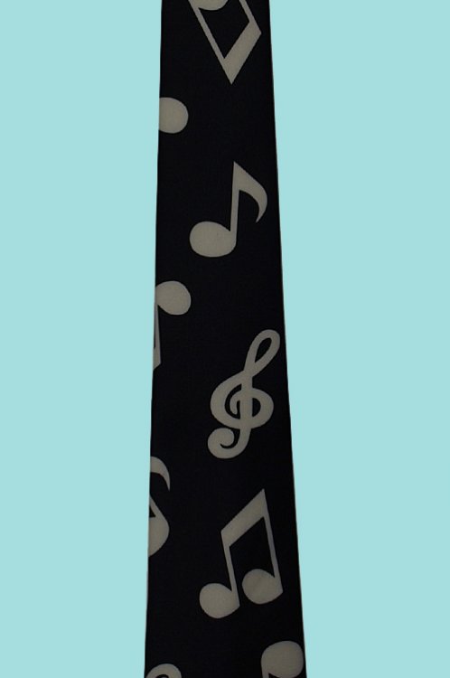 kravata Musical Notes - Kliknutm na obrzek zavete