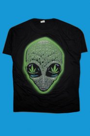 Weed Alien triko