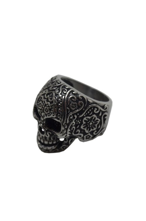 Skull Flower prsten - Kliknutm na obrzek zavete
