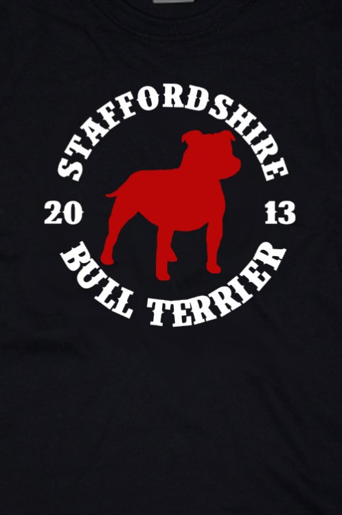 Staffordshire Bullterrier triko - Kliknutm na obrzek zavete