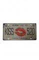 Kiss Valentine Day plechov� cedule
