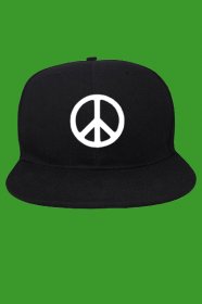 Peace kiltovka snapback