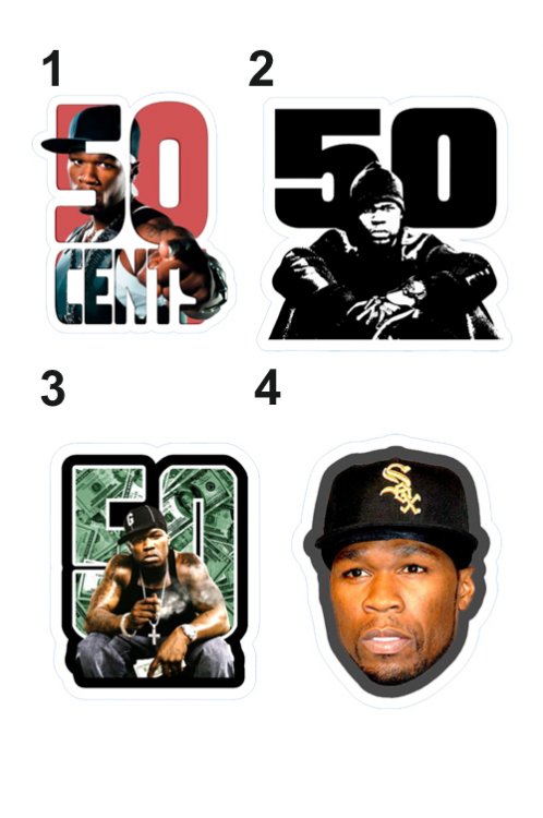 50 Cent nlepky - Kliknutm na obrzek zavete
