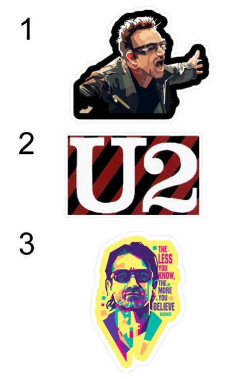U2 nlepky - Kliknutm na obrzek zavete