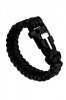 Paracord Survival Black n�ramek