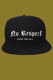 No Respect kiltovka snapback