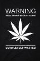 Marihuana Warning dmsk triko