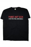 Punks Not Red tričko