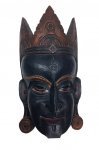 Asijská dřevěná maska
