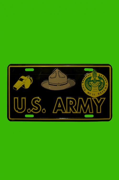 U.S. Army plechov cedule - Kliknutm na obrzek zavete