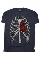 Skeleton Heart triko pnsk