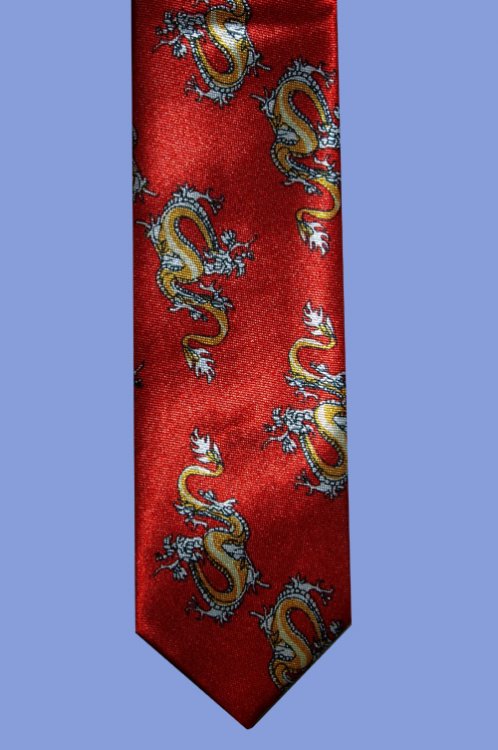 Chinese Dragon kravata - Kliknutm na obrzek zavete
