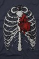 Skeleton Heart triko pnsk