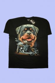 Harley Davidson Rottweiler triko pnsk