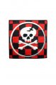 Ska Skull Red nášivka Ska Skull Red nášivka