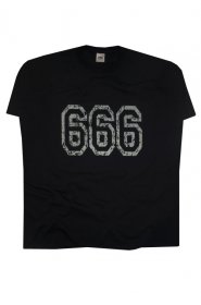 Satan 666 Black triko