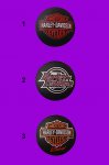 placky Harley Davidson