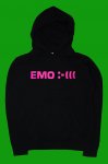 Emo mikina s kapuc�
