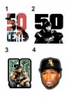 50 Cent nálepky