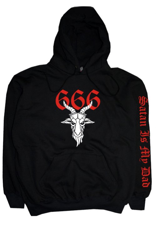 666 Satan Dad mikina pnsk - Kliknutm na obrzek zavete