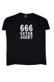 Satan Agent 666 Black tri�ko